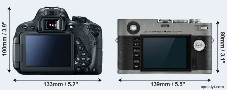 Comparison 700D or M-E Typ 240 rear