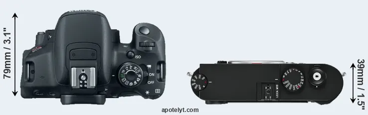 Compare 700D versus M10 top