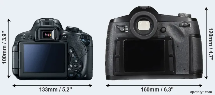 Comparison 700D or S Typ 007 rear