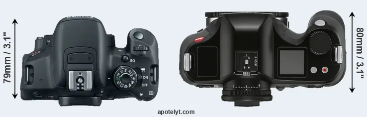 Compare 700D versus S3 top