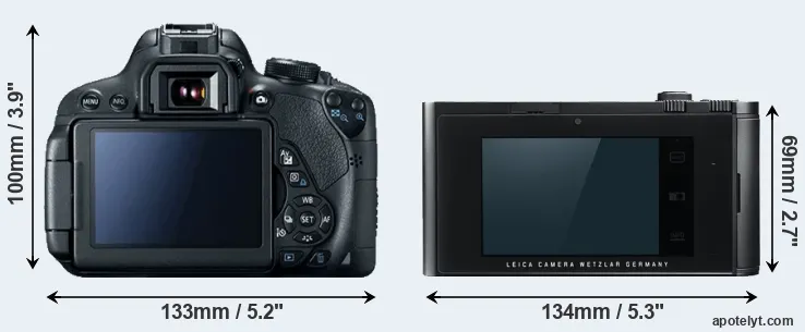 Comparison 700D or T Typ 701 rear