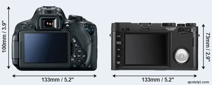 Comparison 700D or X Vario rear