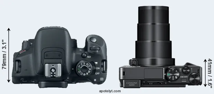 Compare 700D versus A1000 top