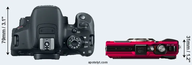 Compare 700D versus TG-4 top