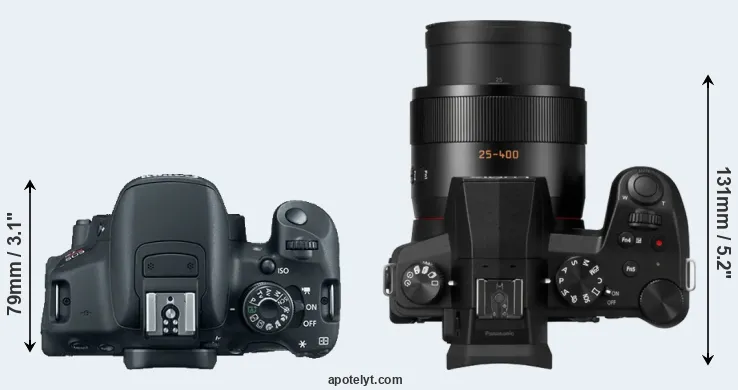 Compare 700D versus FZ1000 II top