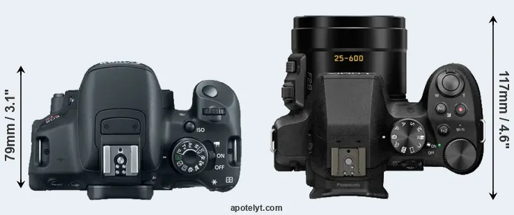 Compare 700D versus FZ330 top
