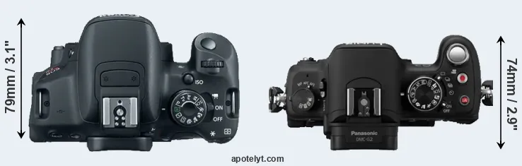 Compare 700D versus G2 top