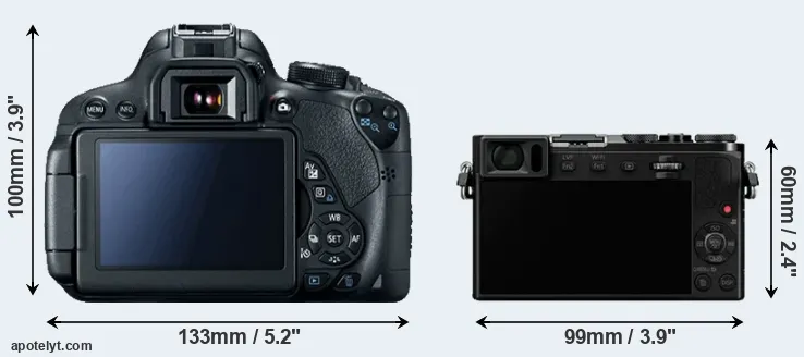 Comparison 700D or GM5 rear