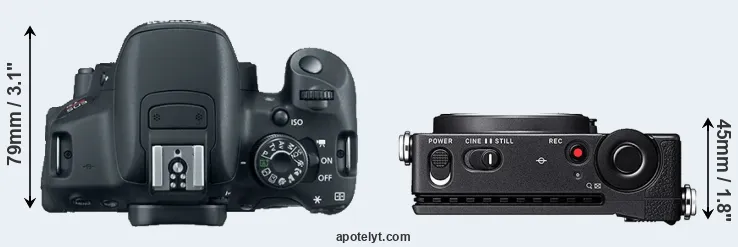 Compare 700D versus fp top