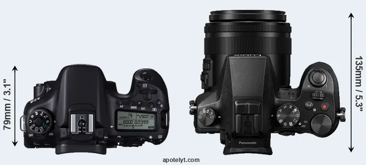 Compare 70D versus FZ2500 top