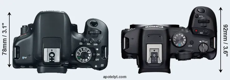 Compare 750D versus R7 top