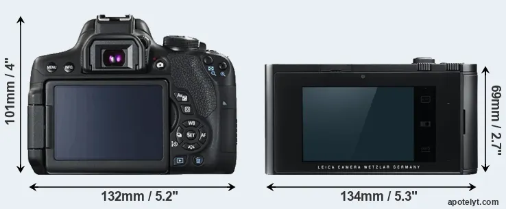 Comparison 750D or T Typ 701 rear