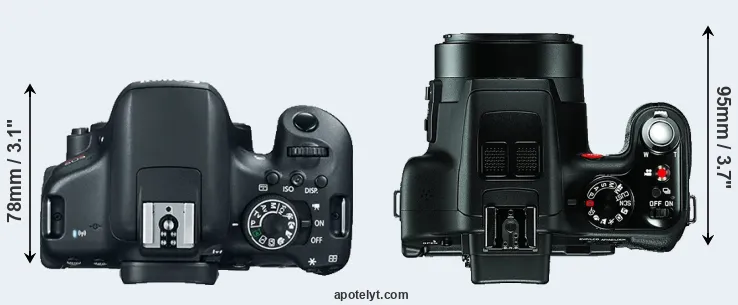Compare 750D versus V-LUX 3 top