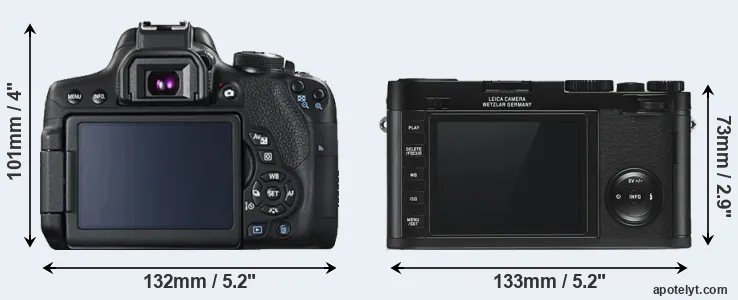 Comparison 750D or X Typ 113 rear