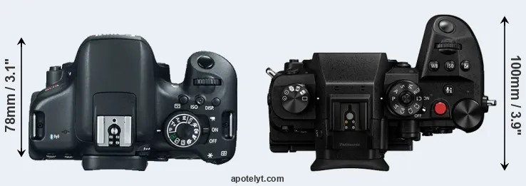 Compare 750D versus GH6 top