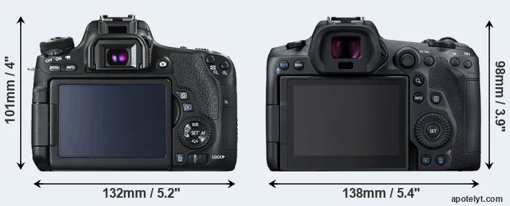 Comparison 760D or R5 rear