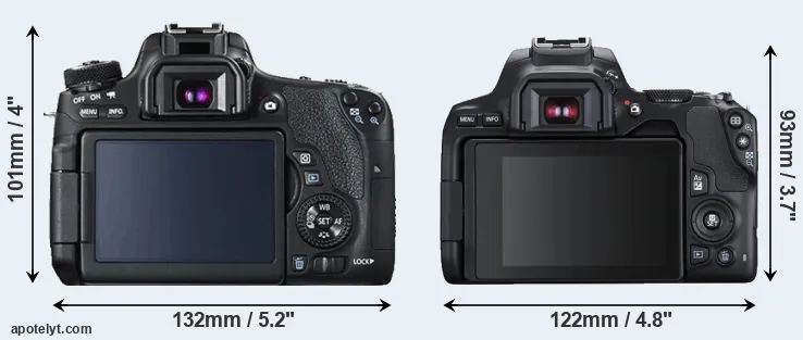 Comparison 760D or SL3 rear