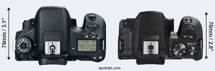 Compare 760D versus SL3 top