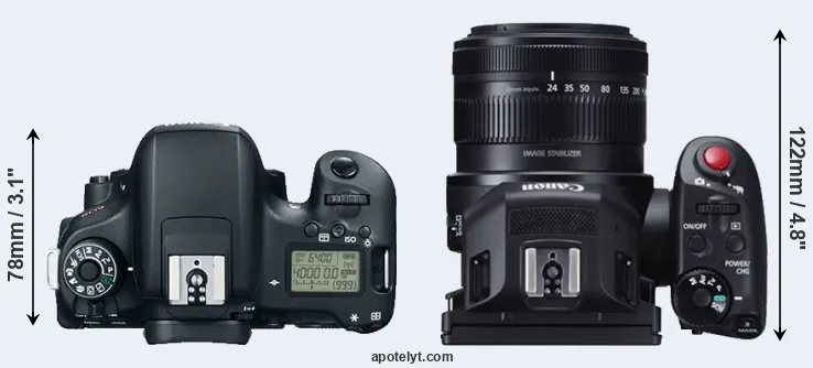 Compare 760D versus XC10 top