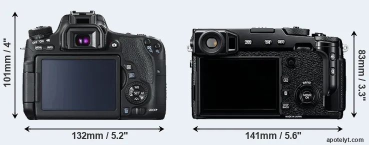 Comparison 760D or X-Pro2 rear