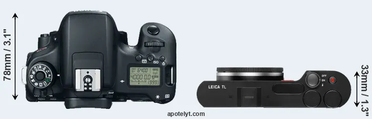 Compare 760D versus TL top