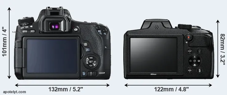 Comparison 760D or B600 rear