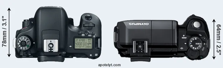Compare 760D versus E-300 top