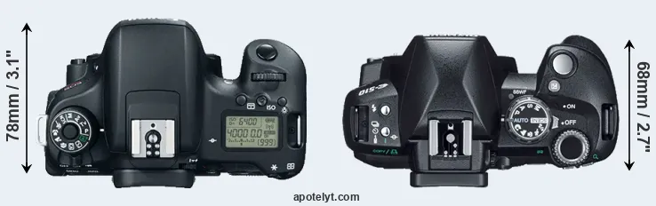 Compare 760D versus E-510 top