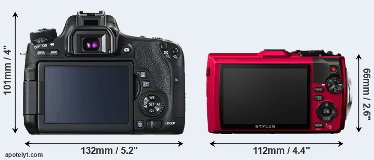 Comparison 760D or TG-4 rear