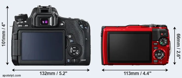 Comparison 760D or TG-6 rear