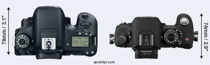 Compare 760D versus G10 top