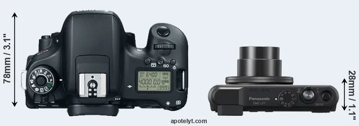Compare 760D versus LF1 top