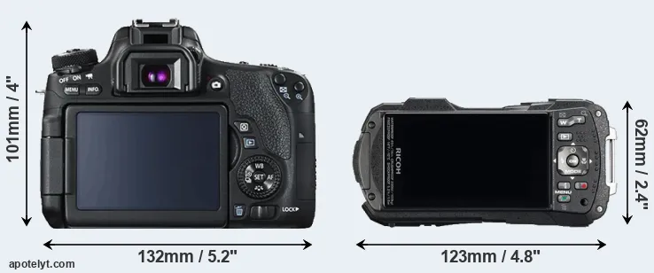 Comparison 760D or WG-60 rear