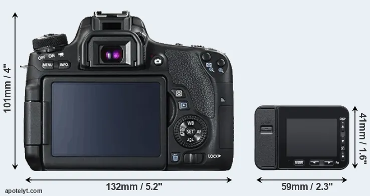 Comparison 760D or RX0 II rear