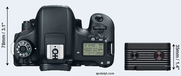 Compare 760D versus RX0 II top
