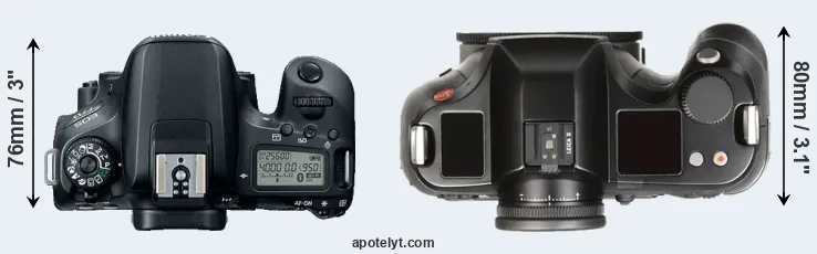 Compare 77D versus S Typ 007 top