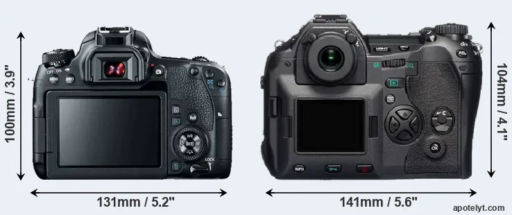 Comparison 77D or E-1 rear