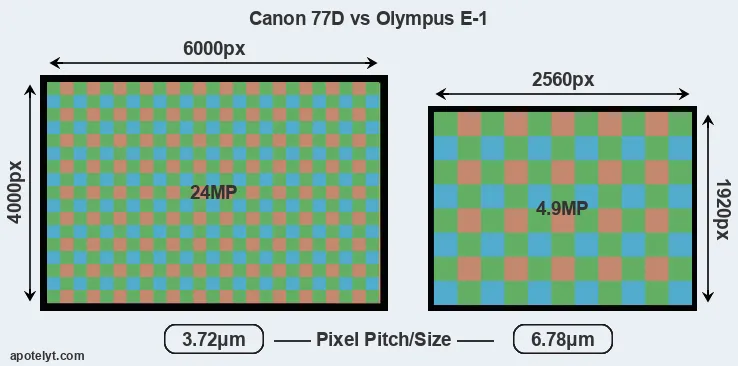 77D versus E-1 MP
