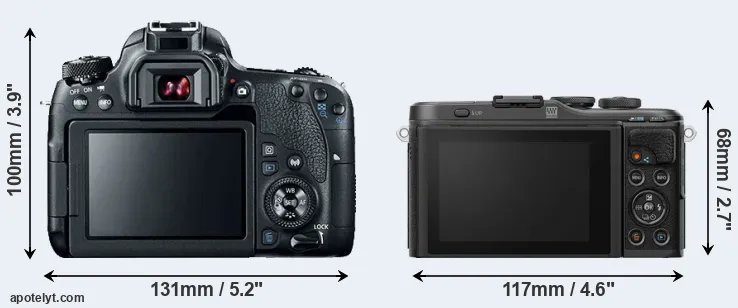 Comparison 77D or E-PL10 rear