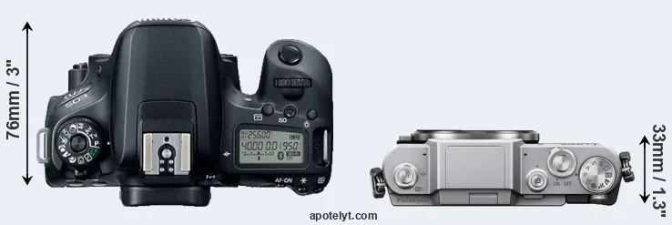Compare 77D versus GF7 top