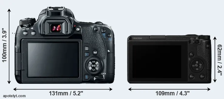 Comparison 77D or GR III rear