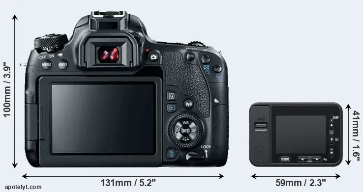 Comparison 77D or RX0 rear