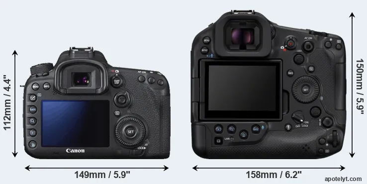 Comparison 7D Mark II or R1 rear