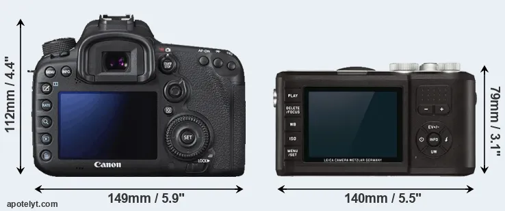 Comparison 7D Mark II or X-U Typ 113 rear