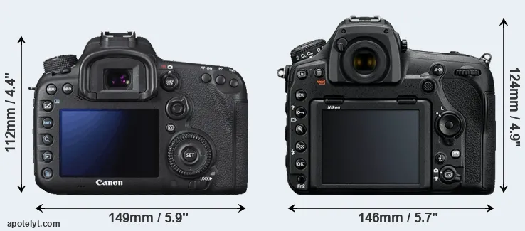 Comparison 7D Mark II or D850 rear