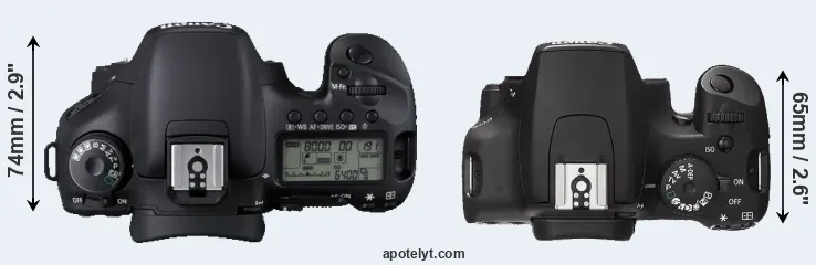 Compare 7D versus XS top