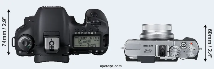 Compare 7D versus X30 top