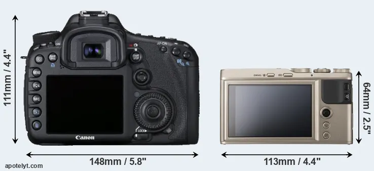 Comparison 7D or XF10 rear