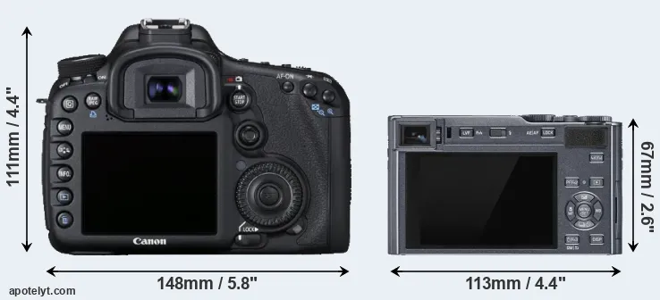 Comparison 7D or C-LUX rear