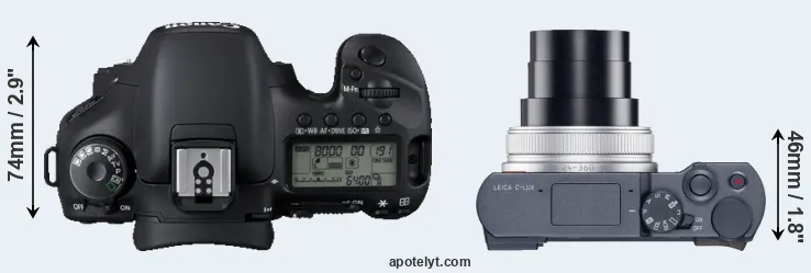 Compare 7D versus C-LUX top
